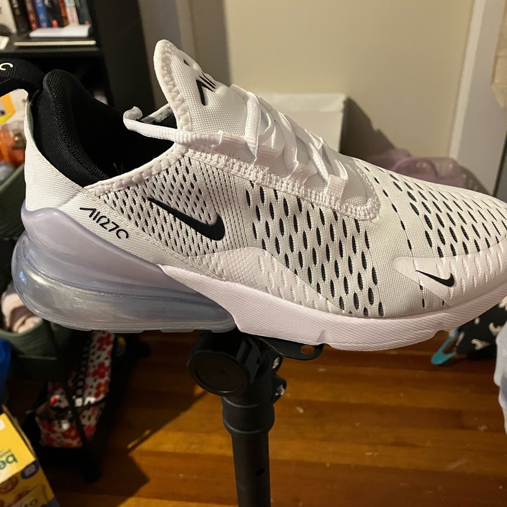 Nike Air Max 270 White with Black Accents